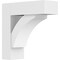 Ekena Millwork Standard Thorton Architectural Grade PVC Bracket with Block Ends, 5"W x 16"D x 16"H BKTP05X16X16THR05 - alternate 1